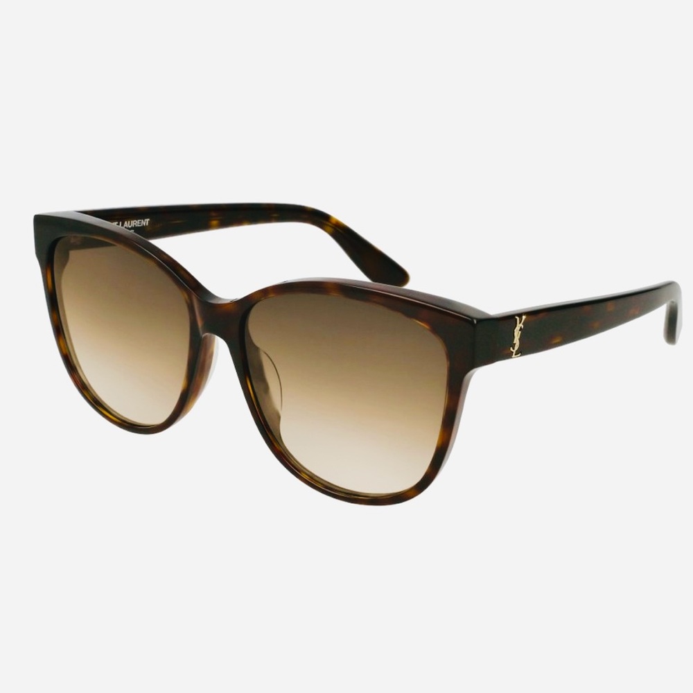 ♥️Saint Laurent SL M23/K Tortoise Gradient Sunglasses w/ Case – 58mm